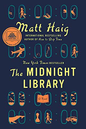 Early cover of Matt Haig's The Midnight Library.