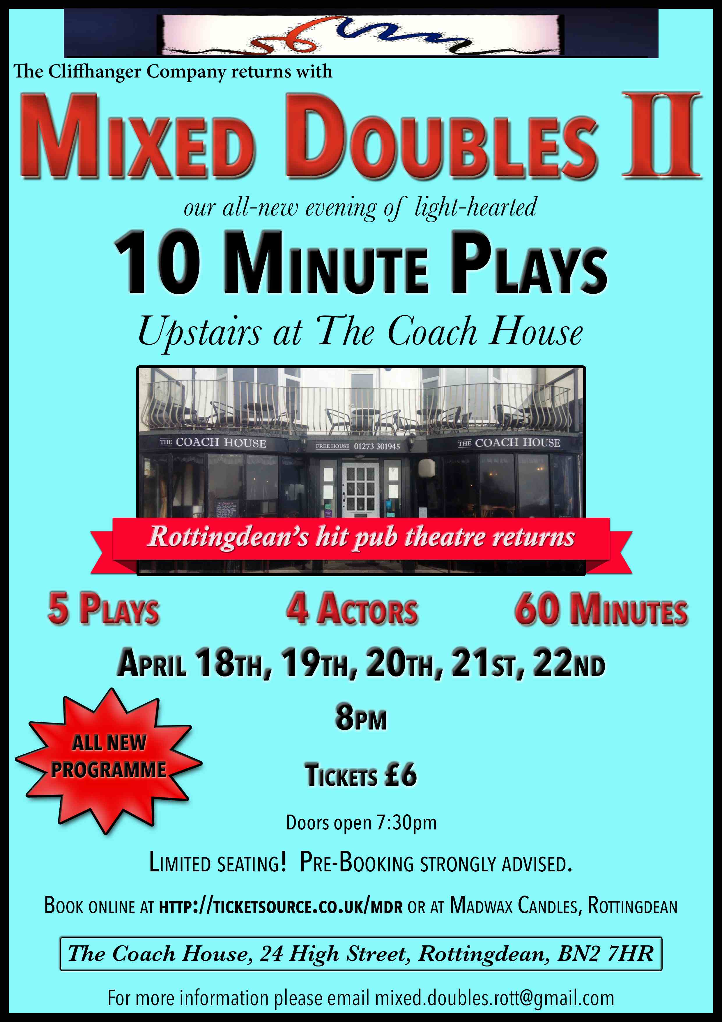 Mixed Doubles play performance flier