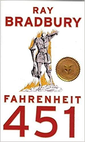 Cover for the novel Farenheit 451.