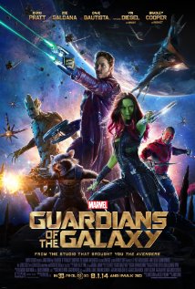 Poster for the movie Guardians of the Galaxy.